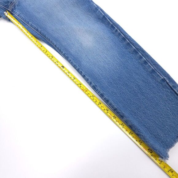 LEVIS Wedgie Icon Crop Jeans Athens Shut It 90s Y2k Clean Girl Minimal Normcore - Picture 4 of 10